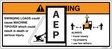 JLG 4110422 Decal Danger Swing Loads