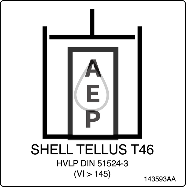 Skyjack 143593 Decal Hydraulic Oil