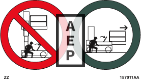 Skyjack 157011 Decal Do Not Open