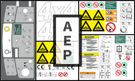 Skyjack 160623 Decal Kit Sj 40 45T