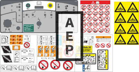 Skyjack 166309 Decal Kit Sj46Aj Ansi