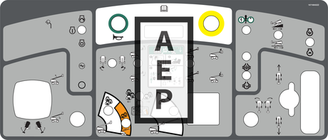 Skyjack 167166 Decal Uv Upper Controls Box
