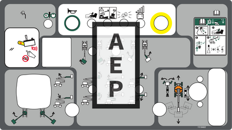 Skyjack 172139 Decal Platform Control Bo