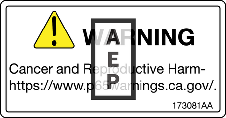 Skyjack 173081 Decal Prop 65