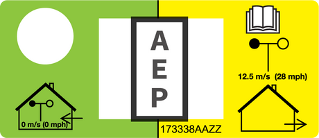 Skyjack 173338 Decal Outdoor Switch