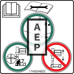 Skyjack 174052 Decal Serce Pin Location