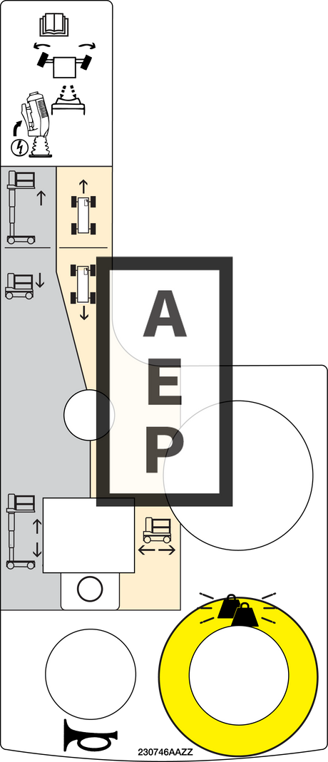 Skyjack 230746 Decal Sj20 Platform Controls