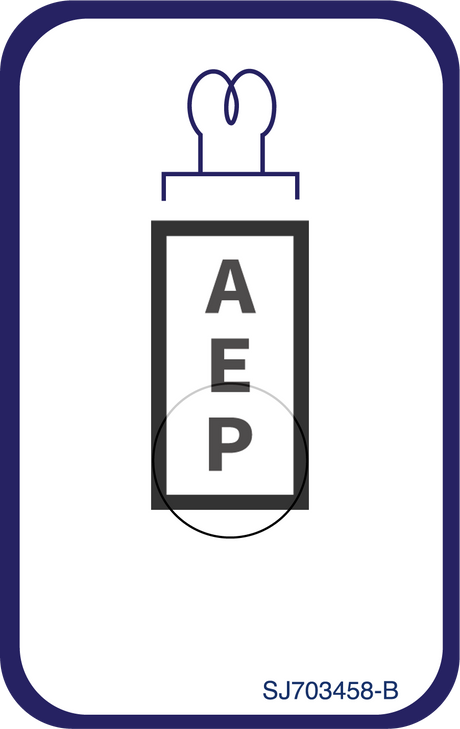 Skyjack 703458 Decal Diesel Glow Plug