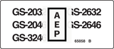 Genie 65058 DECAL, LABEL, GS32/46