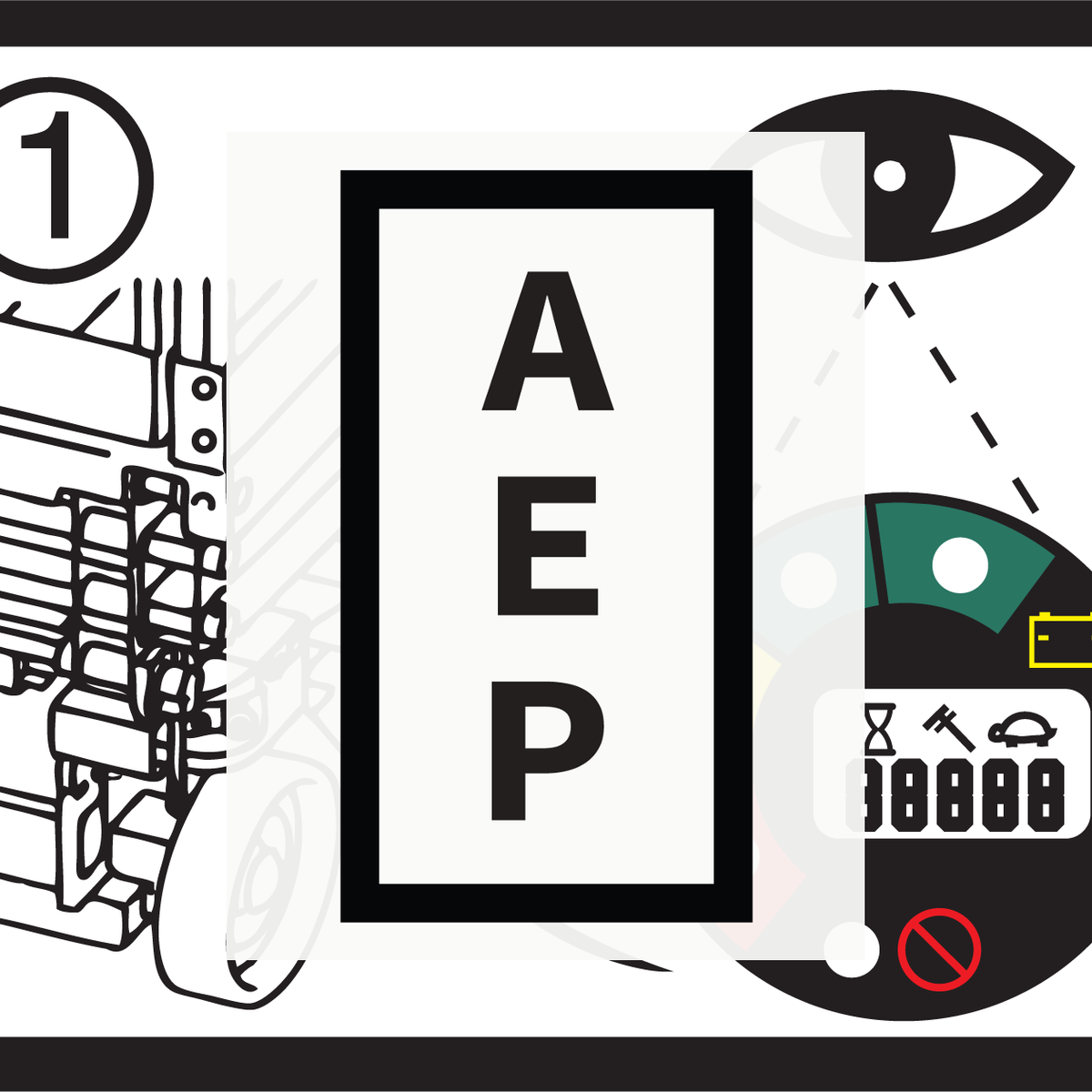 JLG Decal, Troubleshooting Es 1001094359 | Aerial Equipment Parts