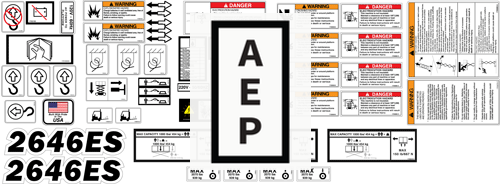 JLG 1001149798 Decal Kit