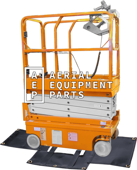 JLG 1230ES diaper belly tarp