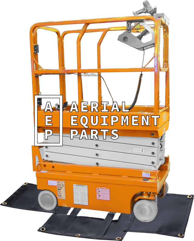 JLG 1230ES diaper belly tarp