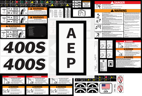 JLG 259159 Decal Kit