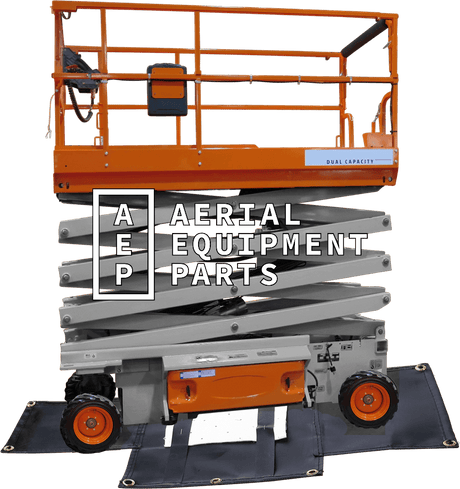 JLG 260MRT diaper belly tarp