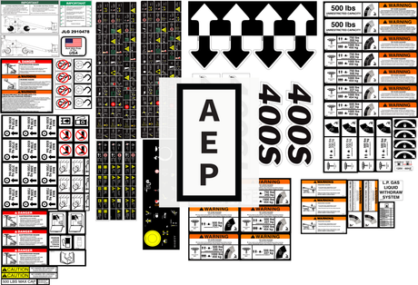 JLG 2910478 Decal Kit