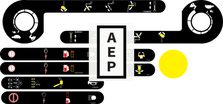 JLG 2910865, KIT,PLATFORM CONSOLE DECAL