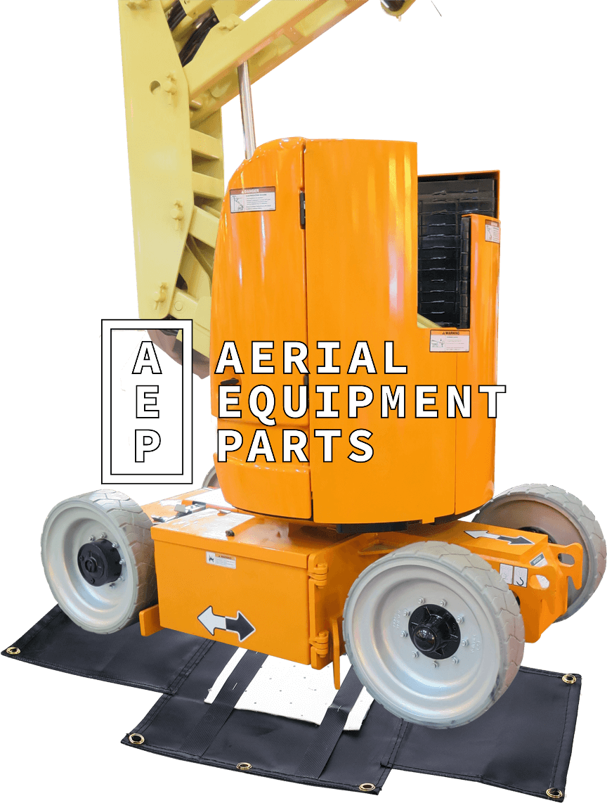 JLG E400AJP diaper belly tarp