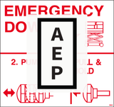 Mec 9543 Decal, E-Down