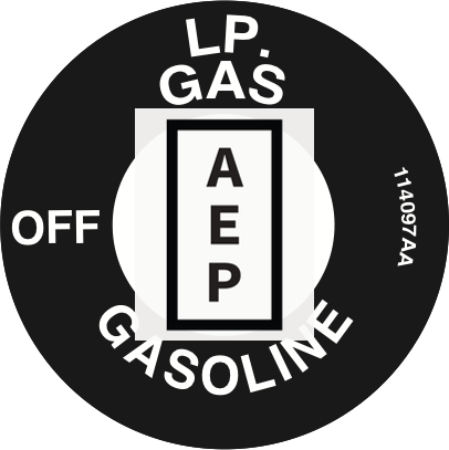 Skyjack 114097 Decal, L.P. Gas, Off Gasol