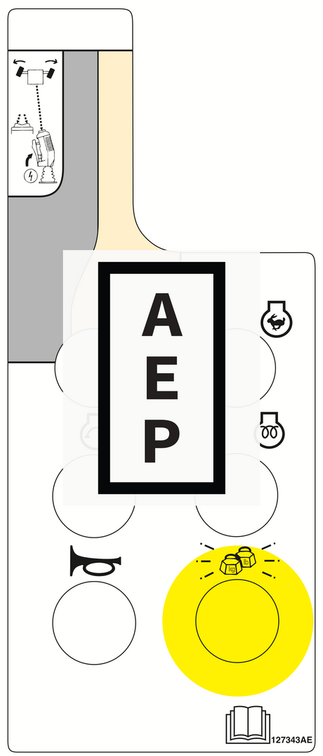 Skyjack 127343 Decal, Control Box SJ68XXR