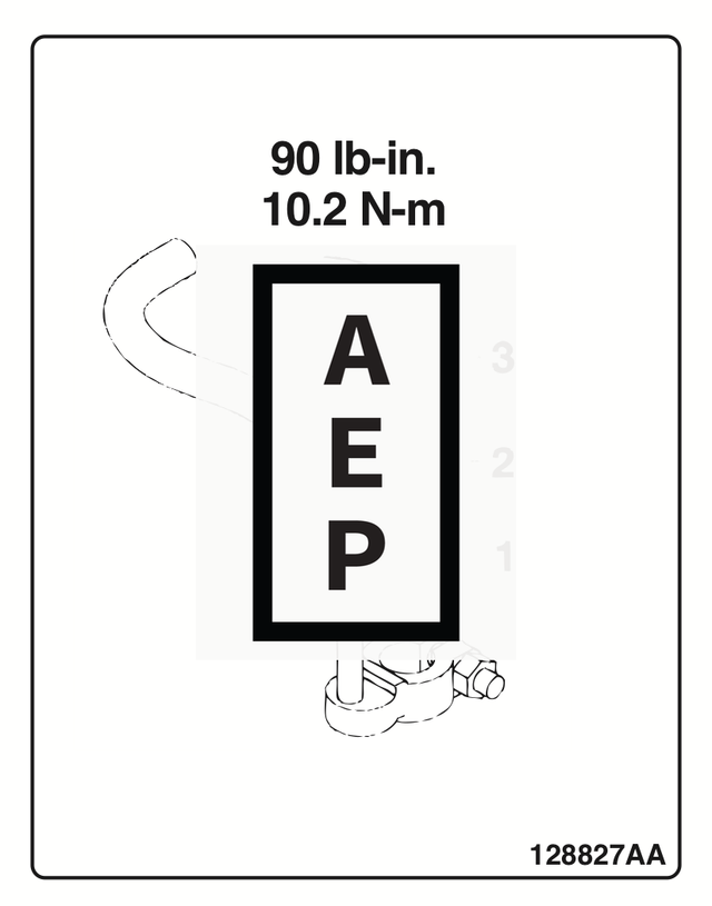 Skyjack 128827 Decal, Warning Fuse Pictor