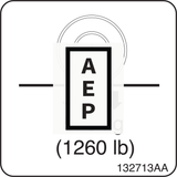 Skyjack 132713 Decal, Wheel Load Pictoria