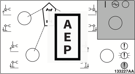 Skyjack 133227 Decal, Outriggers and Hydr