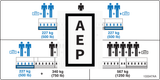 Skyjack 133347 Label, Platform Capacity 1250(