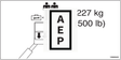 Skyjack 139689 Label, Platform Capacity 500 2